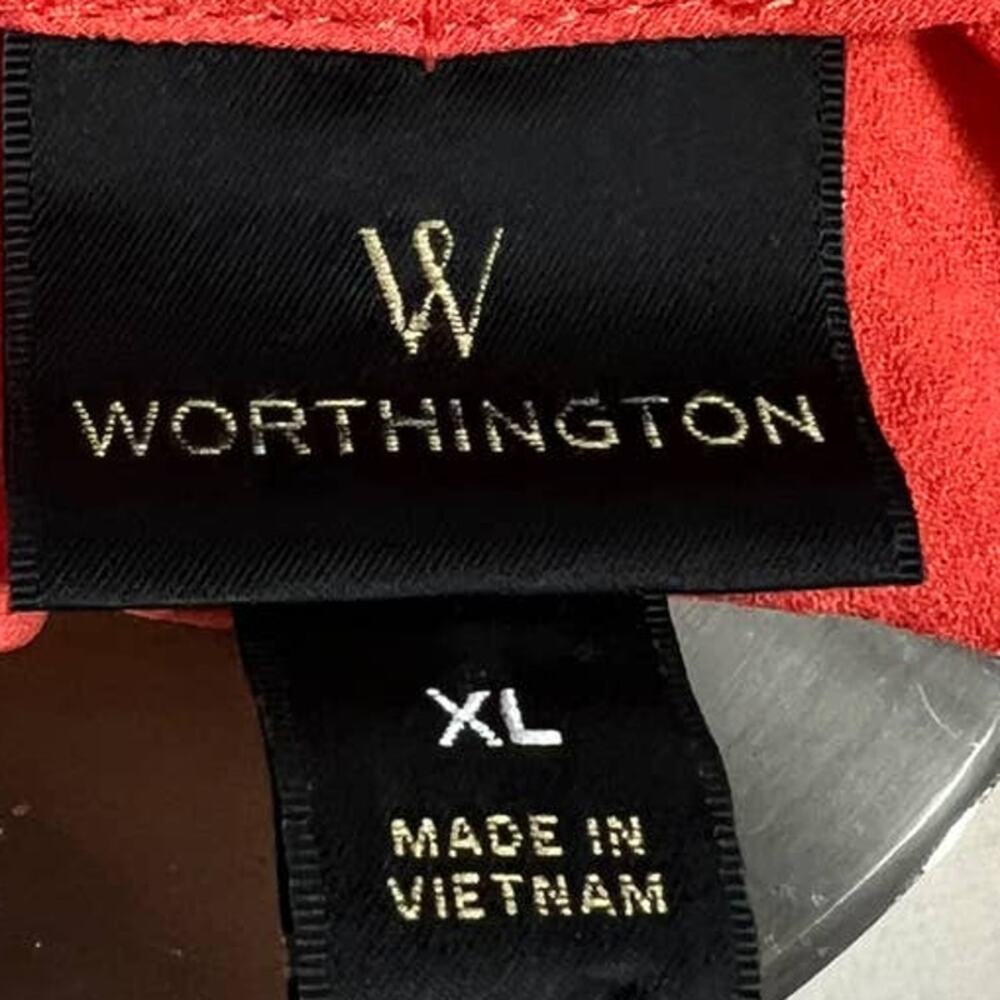 WORTHINGTON Ruffle Blouse SZ X-Large - Picture 5 of 11